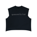 Sponsored by God - Boxy Raw Hem Tank Top