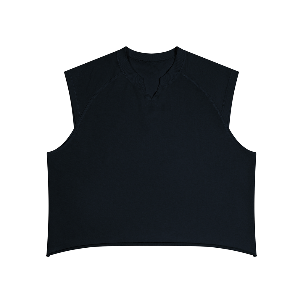 Sponsored by God - Boxy Raw Hem Tank Top